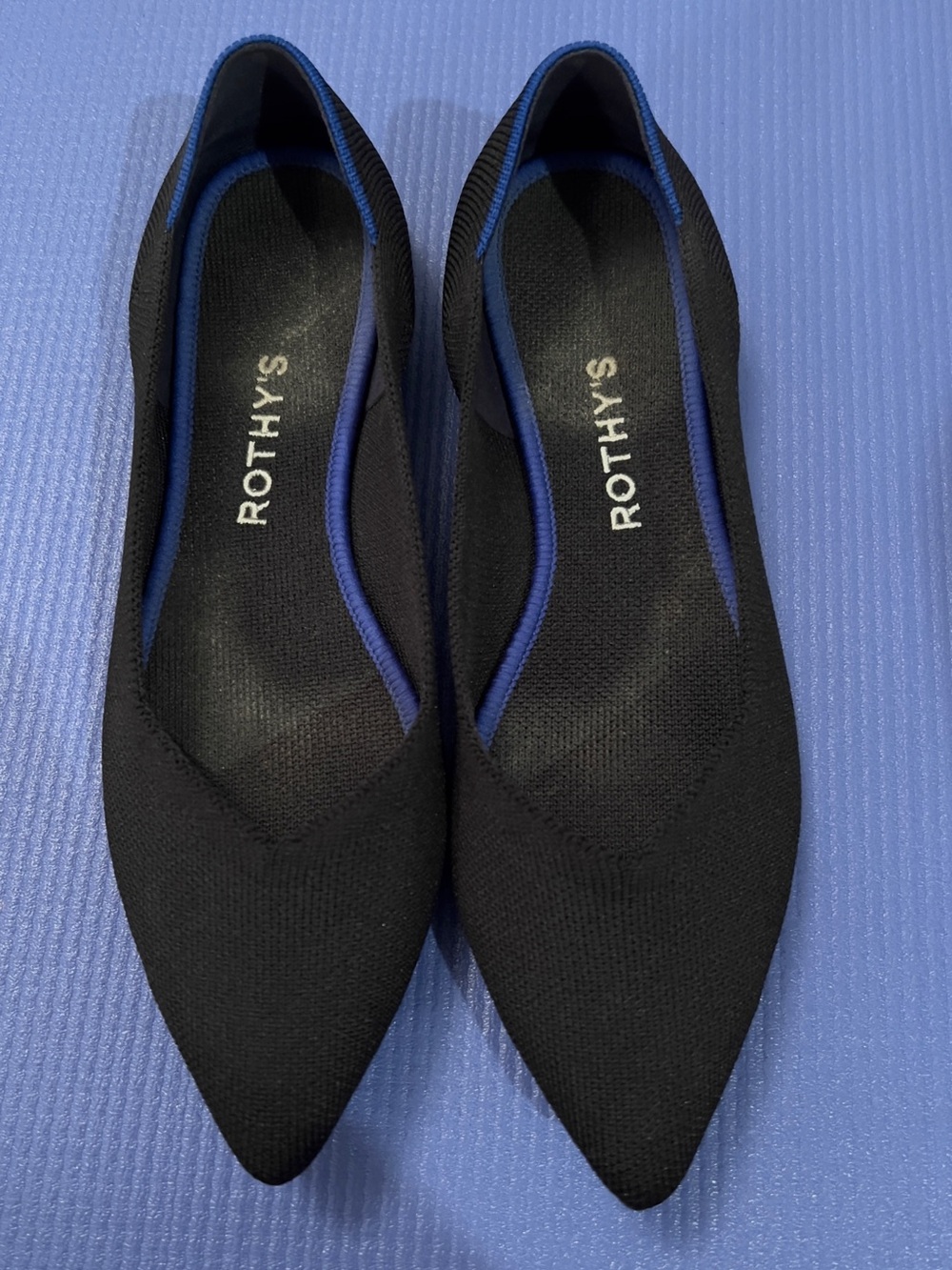 Rothy’s The Point Pointed Toe Flats in Black 8